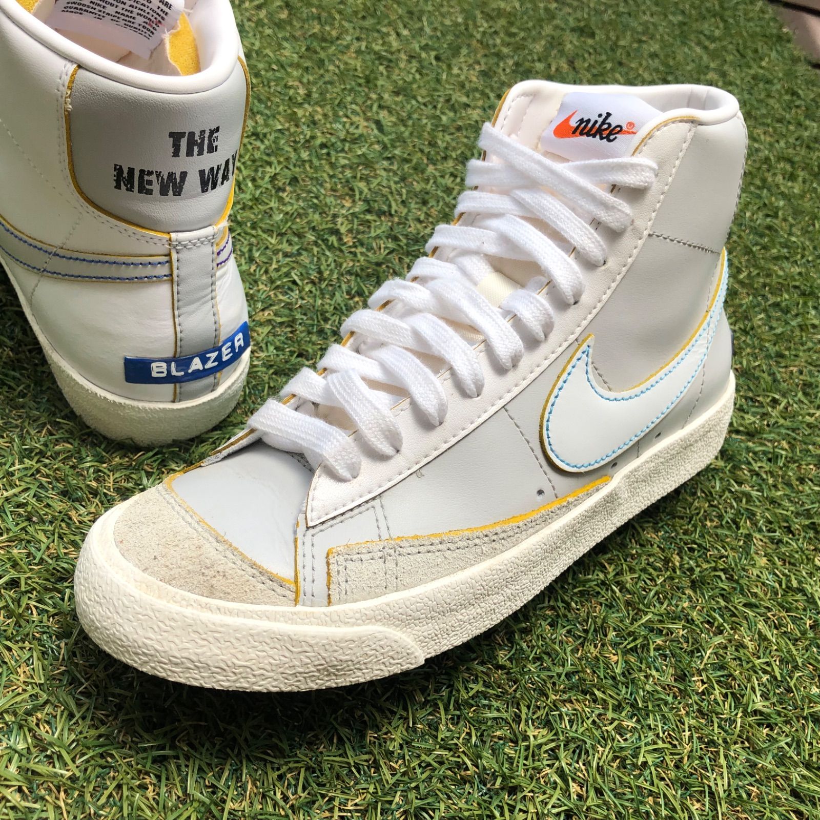 美品23.5 NIKE BLAZER MID '77 ナイキ ブレザーH489