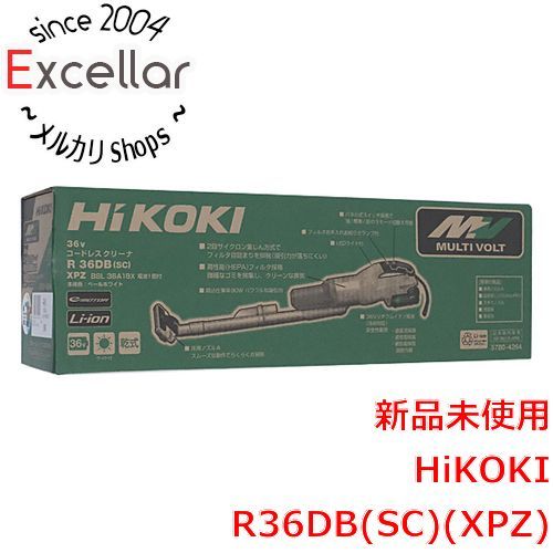 bn 18 HiKOKI マルチボルト 36V コードレスクリーナ R36DB SC XPZ ペールホワイト