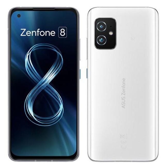 新品未開封】ASUS Zenfone 8 ムーンライトホワイト「ZS590KS-WH128S8