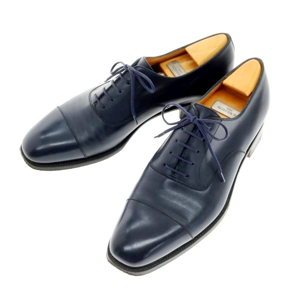 ジェイエムウエストン J.M WESTON ストレートチップ ドレスシューズ ネイビー サイズ7 1|2C メンズ