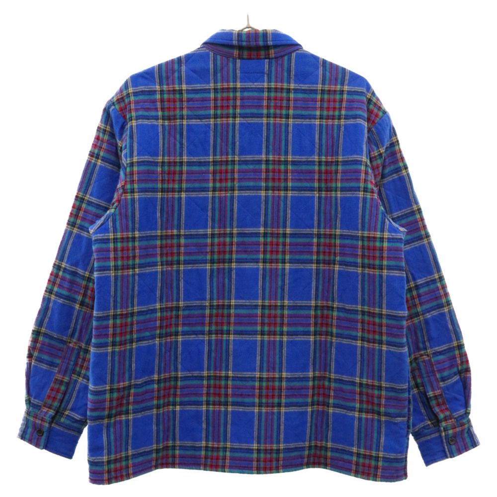 SUPREME (シュプリーム) 21AW Quilted Plaid Flannel Shirt