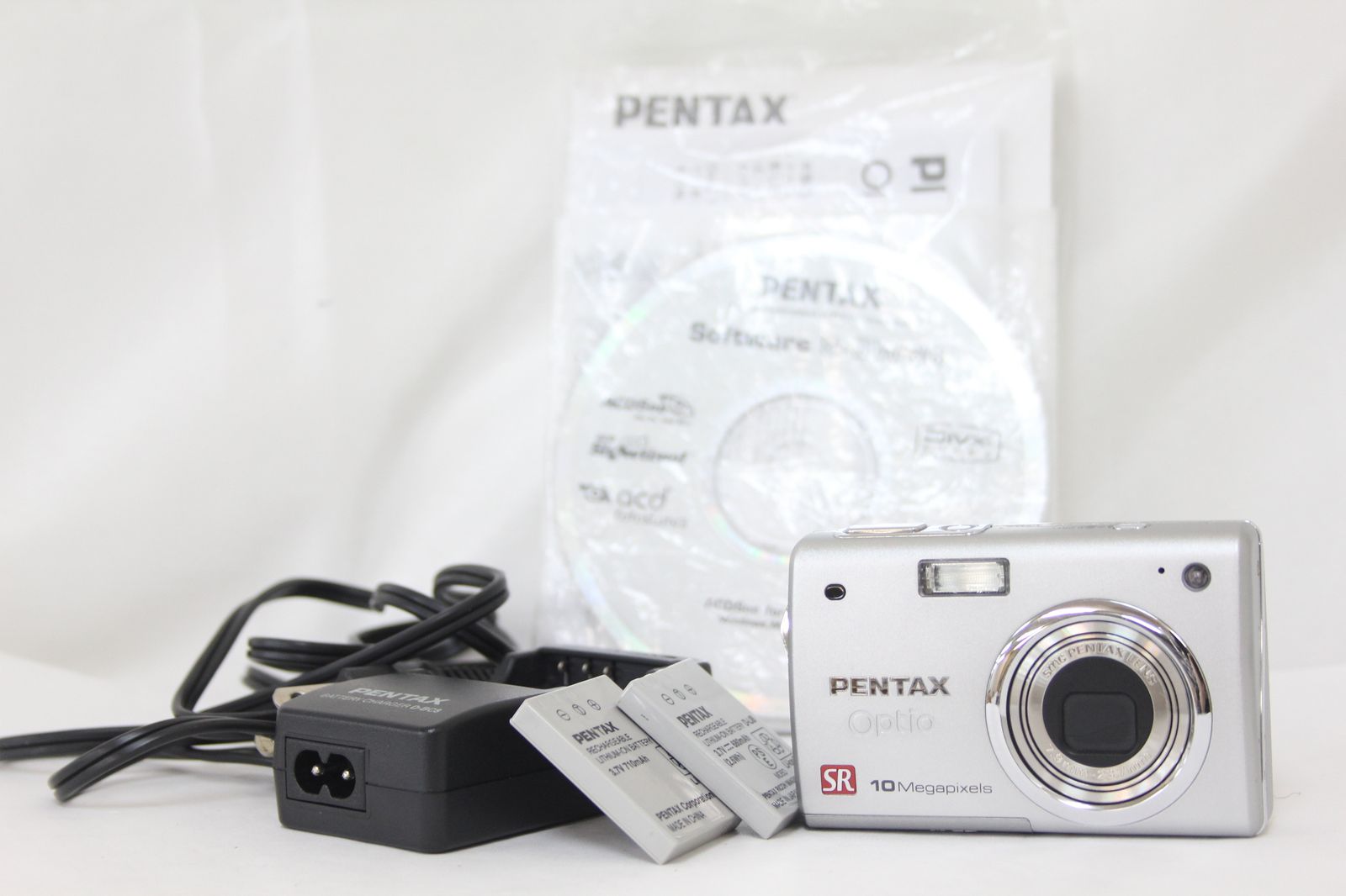 返品保証】 ペンタックス Pentax Optio A30 バッテリー チャージャー 