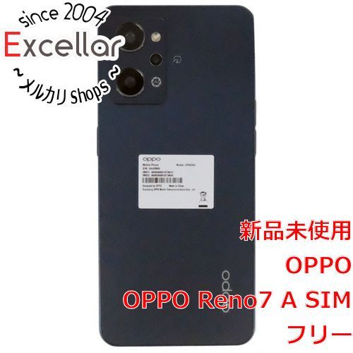 bn:9] OPPO Reno7 A SIMフリー CPH2353 スターリーブラック - 家電・PC