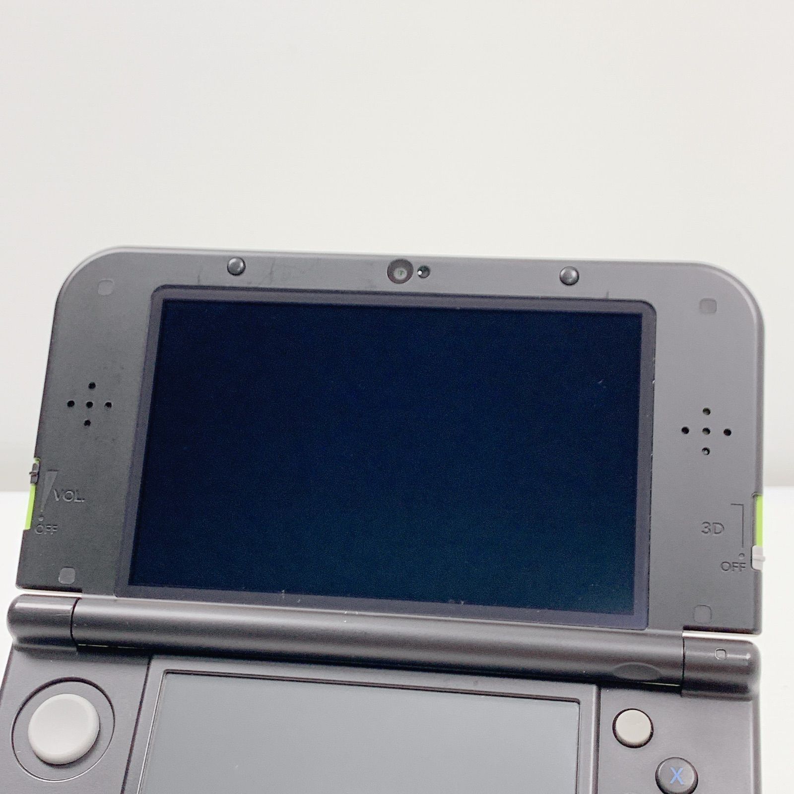 new ニンテンドー 3DS LL ライムブラック 遊べるセット 液晶美品
