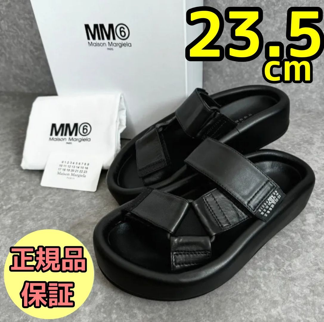 新品未使用】MM6プラットフォーム ウェビング スリッポン