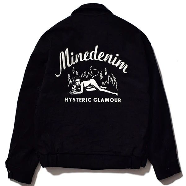 HYSTERIC GLAMOUR × MINEDENIME｜F.Black Denim JKT ヒステリック 
