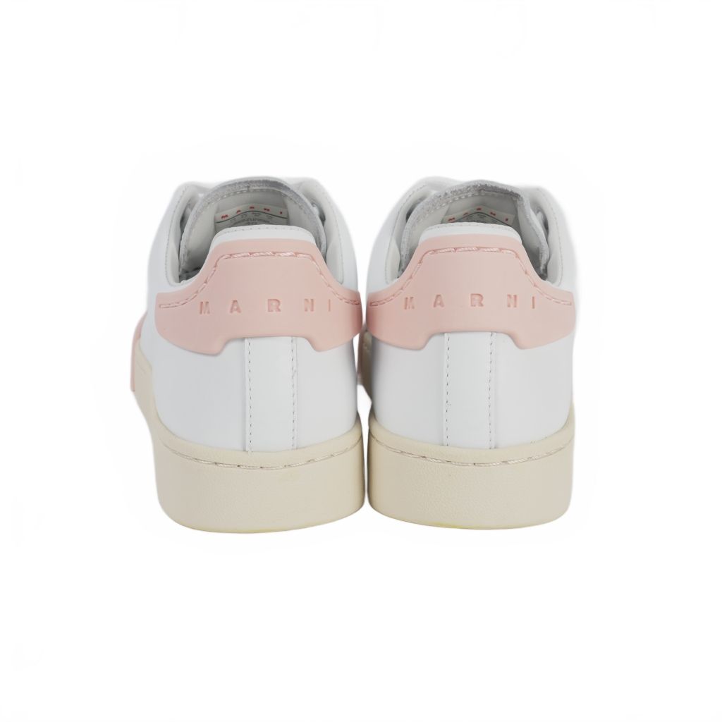 直営店☆MARNI☆DADA BUMPER ピンク&ホワイト レザースニーカー マルニ MARNI DADA BUMPER ダダ バンパー レザー スニーカー 靴