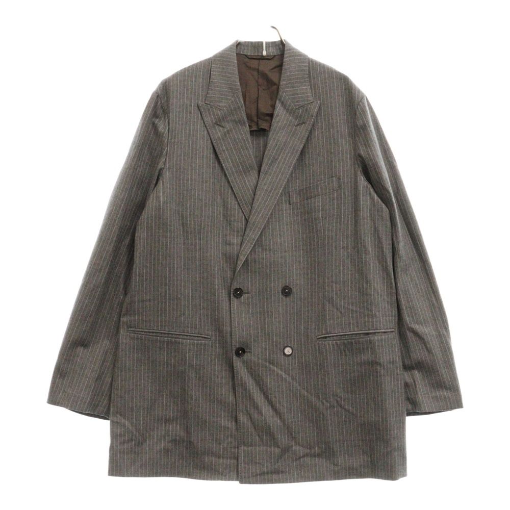 MAATEE&SONS (マーティーアンドサンズ) ストライプ ウール ダブル