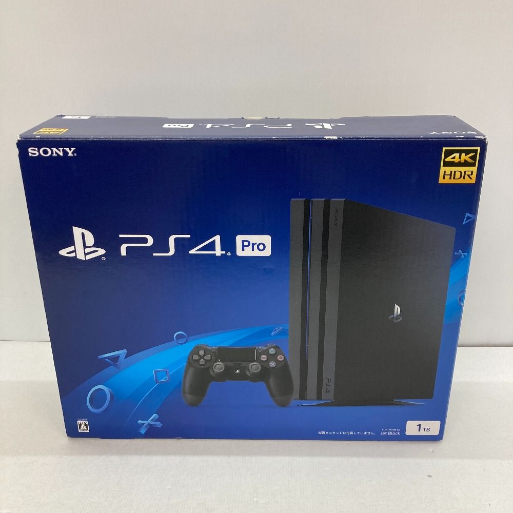 05w02949 【動作確認済】PS4 PlayStation4 Pro 本体 CUH-7100B 1TB ジェットブラック ゲームハード 【中古品】  - メルカリ