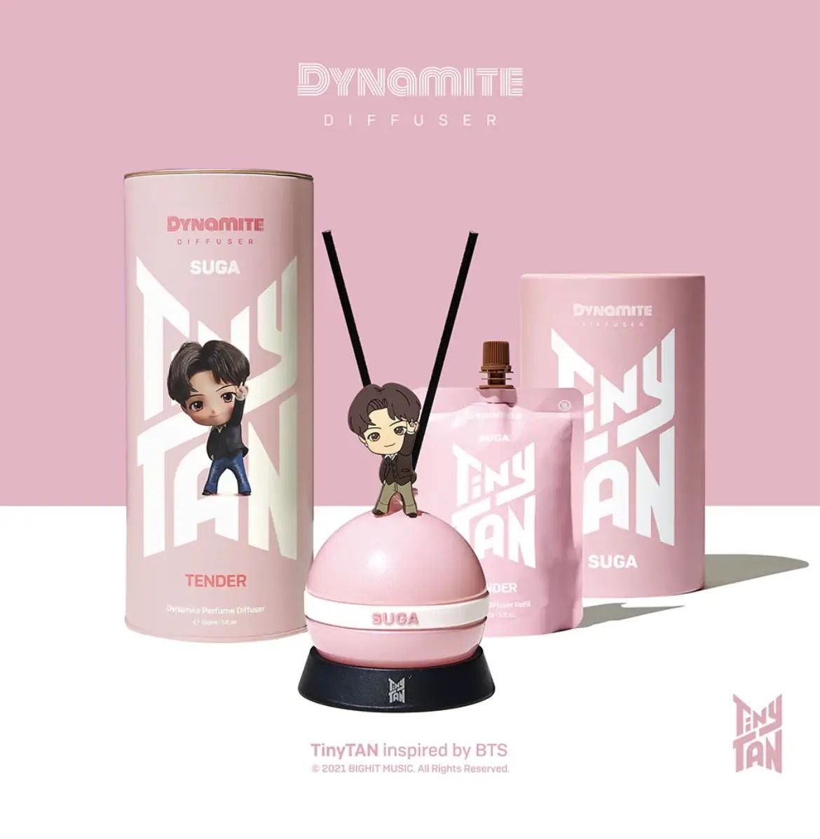 BTS公認キャラクターTinyTANダイナマイトディフューザー 7本セット