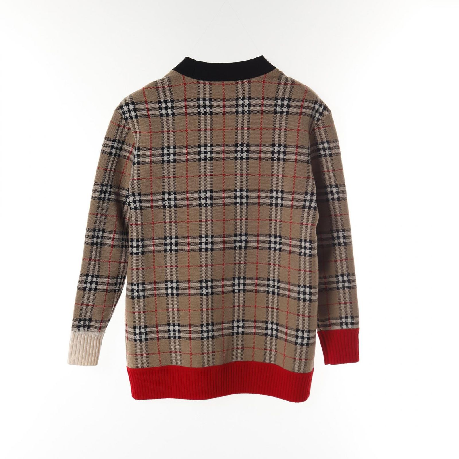 バーバリー BURBERRY カーディガン ノバチェック 8024076 ウール