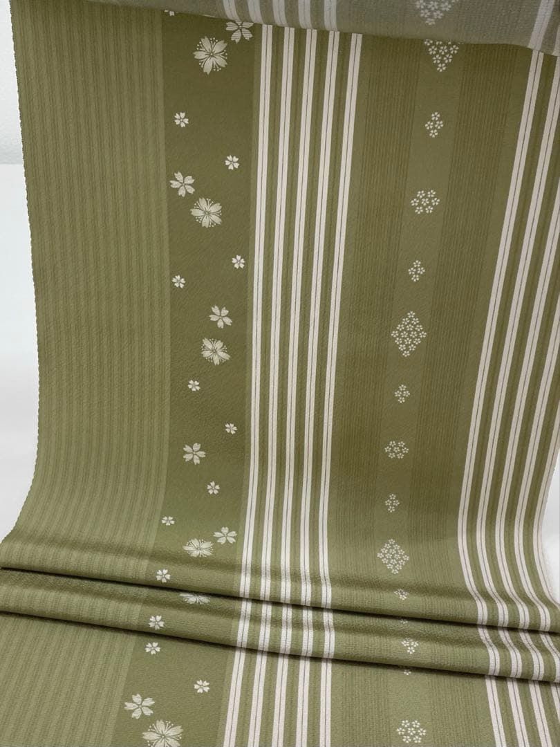 小紋 縦稿 桜 正絹 反物 - メルカリ