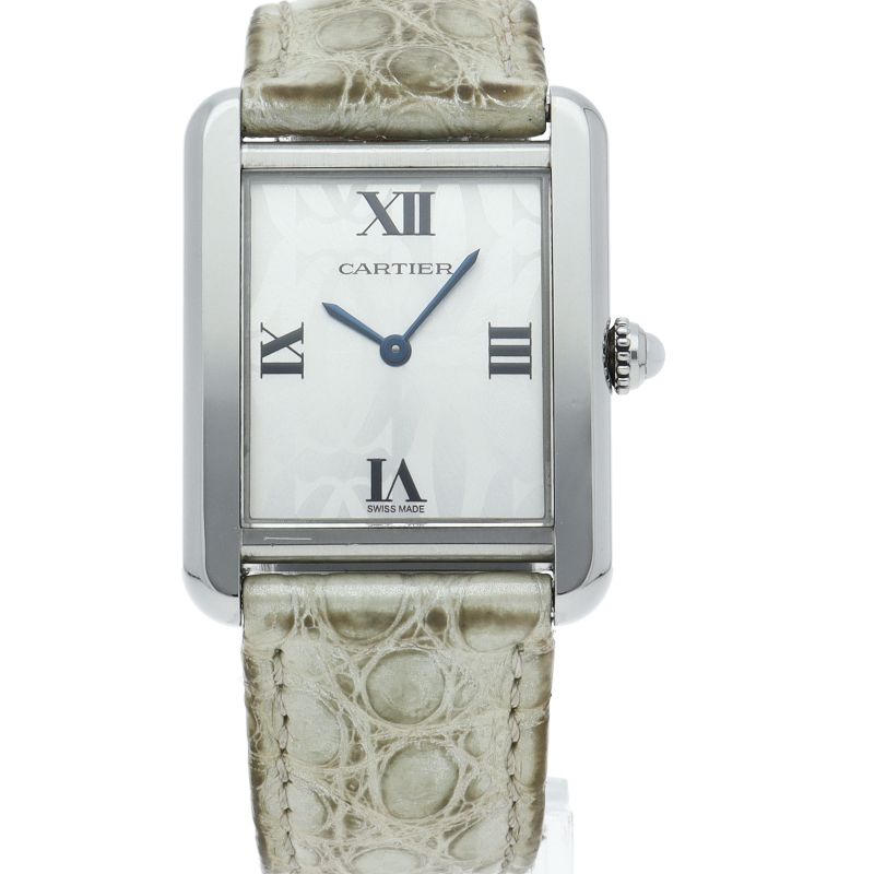 Cartier タンクソロSM ベルト ホワイト カルティエ 希少 初期 マスト Cartier タンクソロSM ベルト ホワイト カルティエ 希少 初期 マスト
