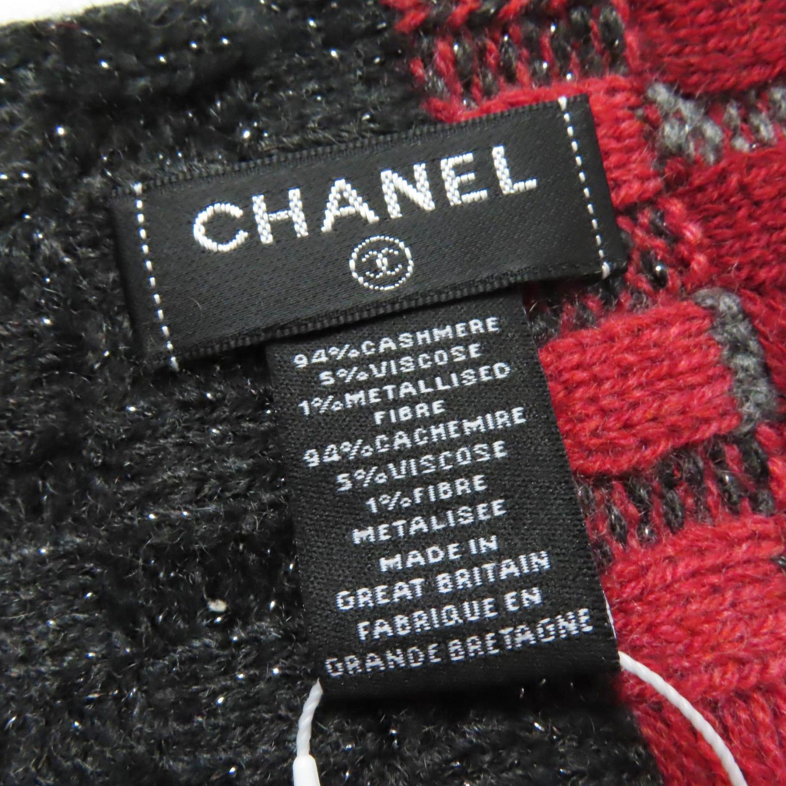 未使用品☆CHANEL シャネル 16B カシミヤ ココマーク付 ニット  