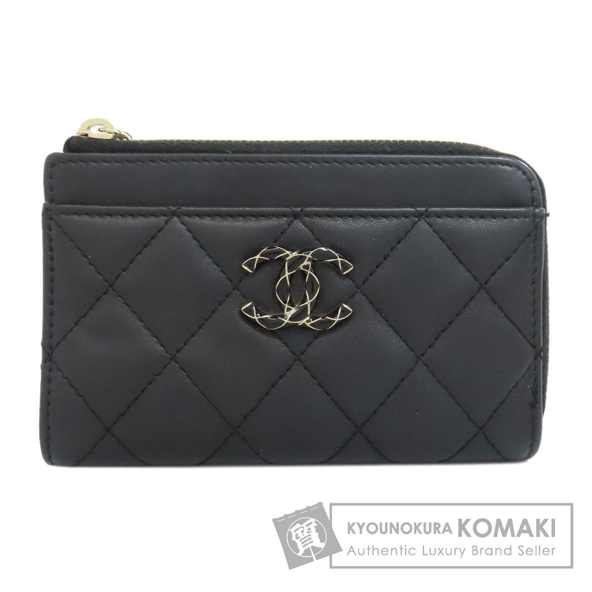CHANEL シャネル カードケース付き ココマーク ゴールド金具 コイン 