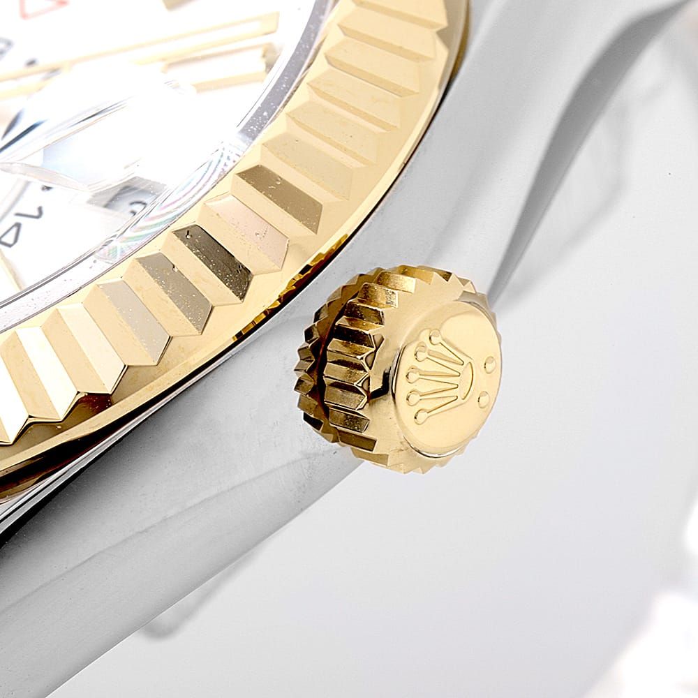 アラレ3号 ロレックス スカイドゥエラー 336933 ホワイト 3列 オイスターブレス