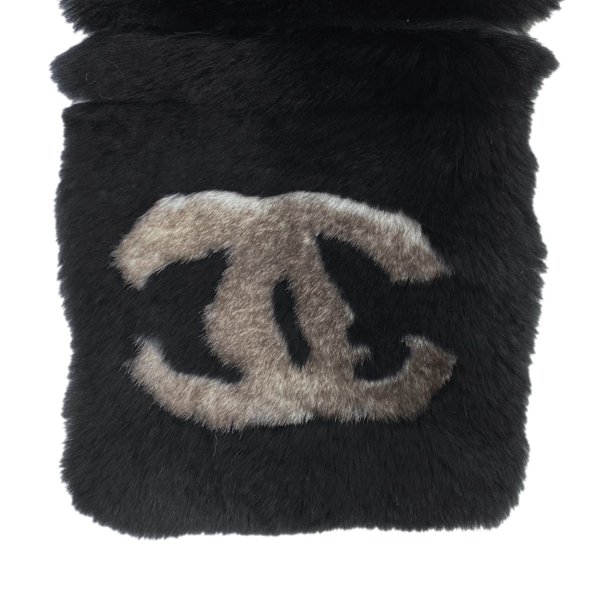 シャネル CHANEL ココマーク ファーマフラー ショール ラビット