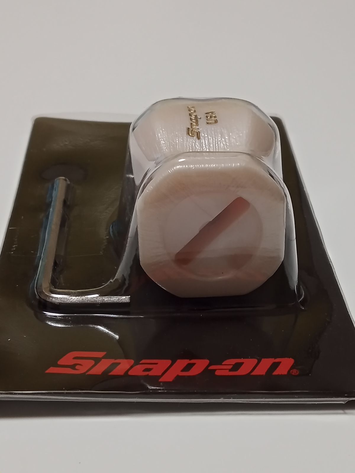 スナップオン グリップキーホルダー Snap-on ホワイト WWW_SUPERTOOLSSHOP_NL
