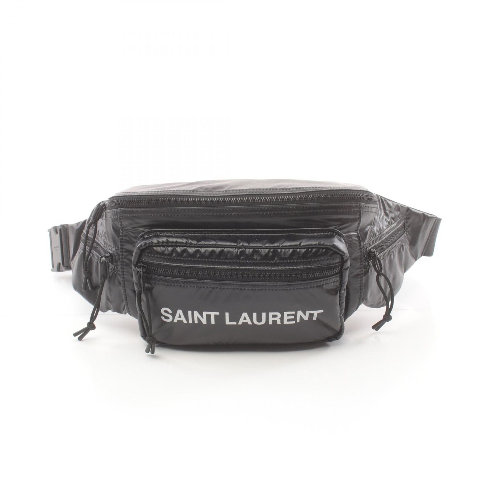 サンローラン SAINT LAURENT ウエストバッグ ボディバッグ Nuxx Crossbody Bag ウエストバッグ 581375HO21Z1054 ブラック ナイロン クロスボティバッグ ユニセックス