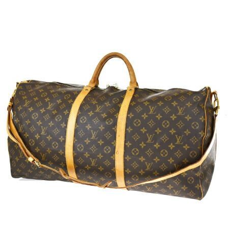 【中古】 ルイヴィトン LOUIS VUITTON キーポル バンドリエール 60 ボストンバッグ ハンド ショルダー 2WAY モノグラム M41412 10MG428