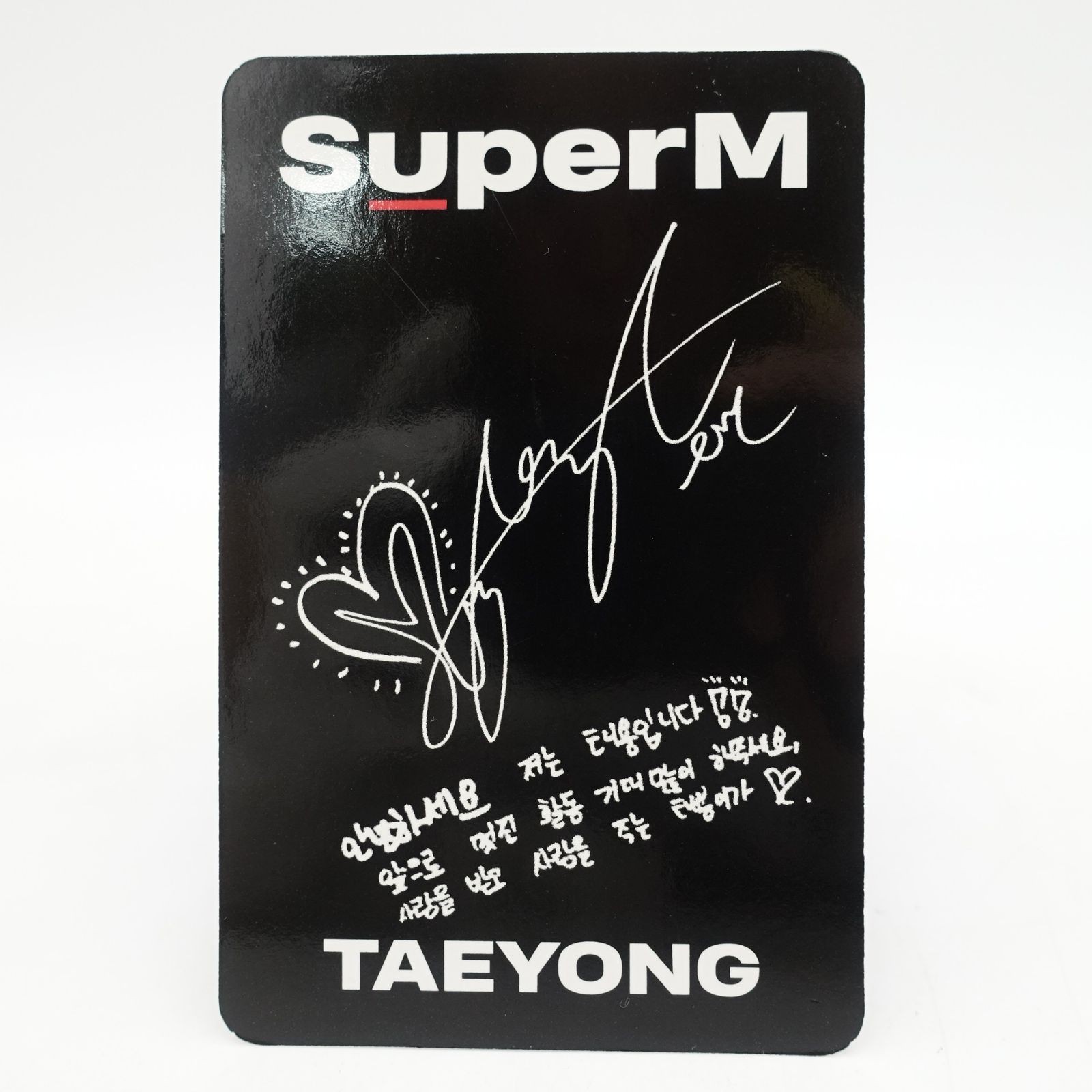SuperM テヨン フォトスタンプ トレカ NCT SuperM テヨン アメリカ盤 US盤 トレカ フォト カード Taeyong