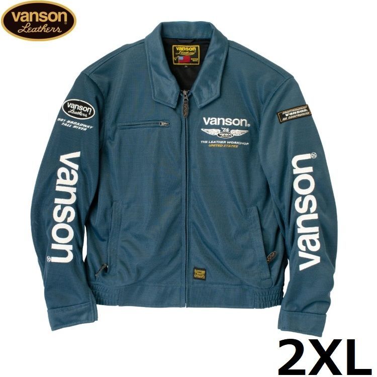 VANSON バンソン VS25103S メッシュスウィングトップジャケット 