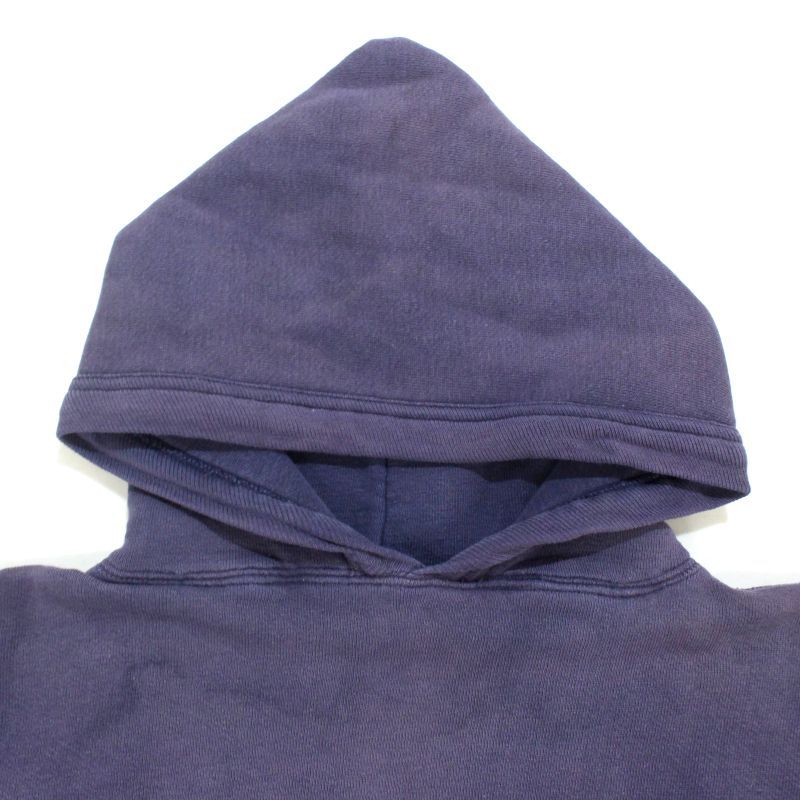 【60s】茄子紺 スウェット パーカー シングルフェイス フェード 50s 60s vintage スウェットパーカー茄子紺