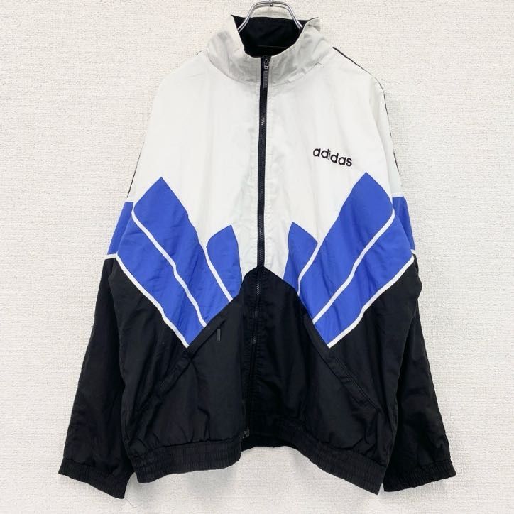 90s ヴィンテージ adidas ナイロンジャケット 古着 アディダス 古着 90年代 アディダス adidas ナイロンジャケット メンズM相当