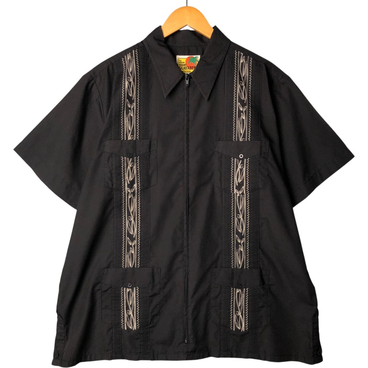 90s Guayabera グアジャベーラ キューバシャツ 半袖 5123765c70278a319b7e17446f99a0
