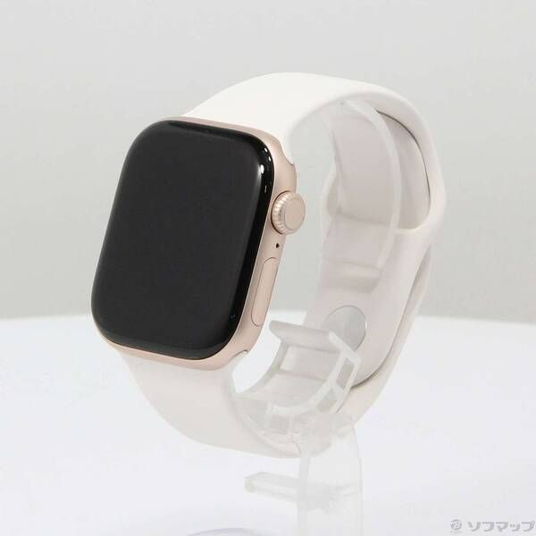 〔未使用品〕Apple Watch Series 10 GPS 42mm ローズゴールドアルミニウムケース ライトブラッシュスポーツバンド【258】