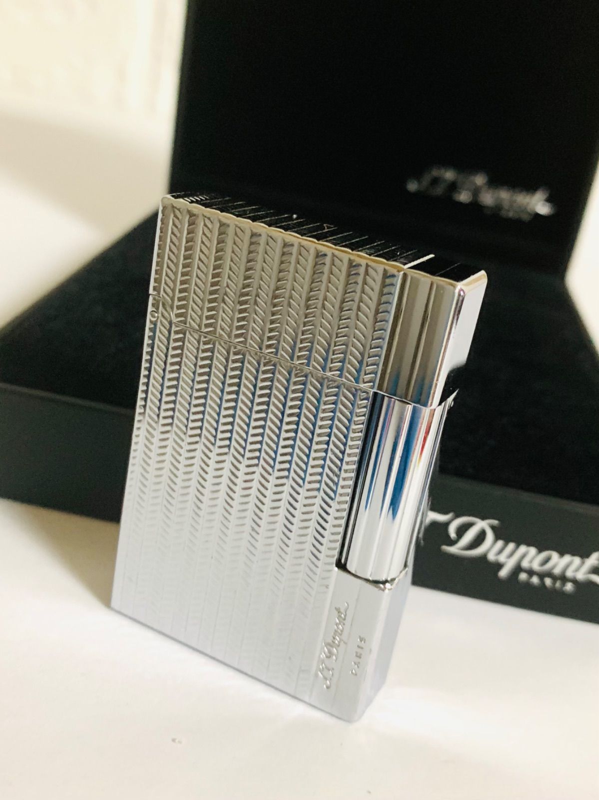 ジャンク品 DUPONT デュポン 18107 ギャッツビー ライター シルバー