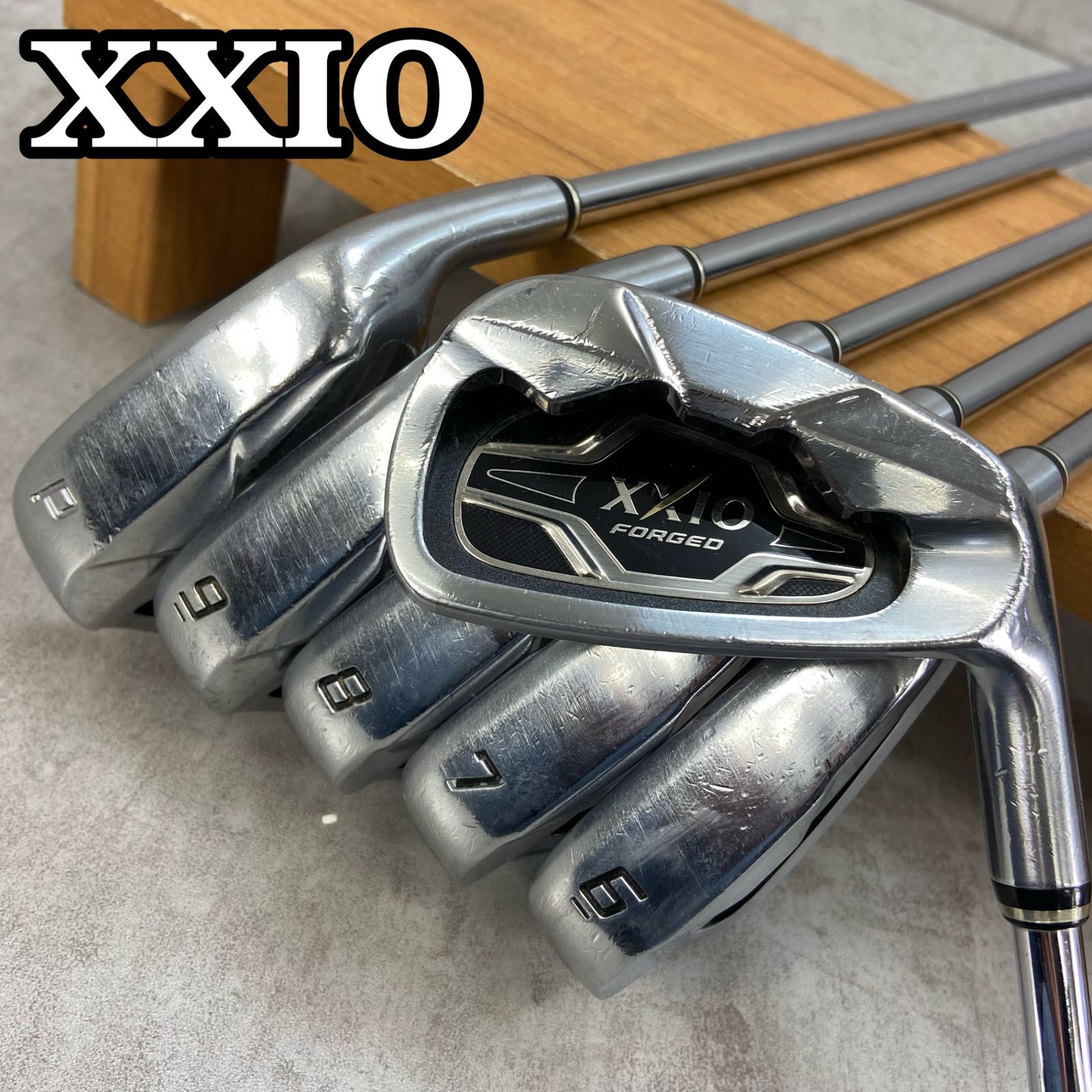XXIO　ゼクシオ　FORGED　フォージド　メンズゴルフ　アイアン6本セット　スチール　R　右利き用　ポケットキャビティー　N.S.PRO