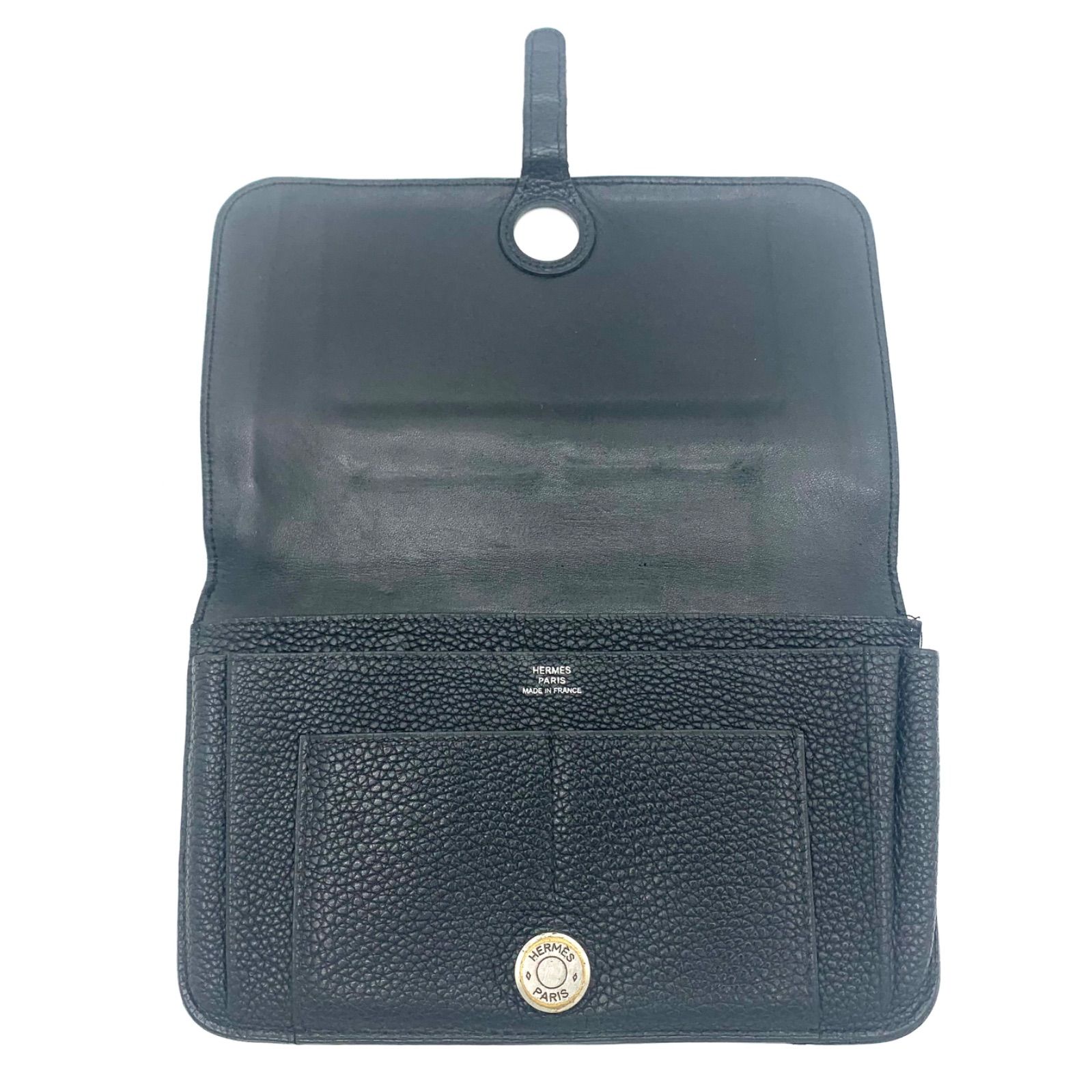 HERMES ドゴンGM エトゥープ トリヨン シルバー金具 小銭入れ HERMES ドゴンGM エトゥープ トリヨン シルバー金具 小銭入れ