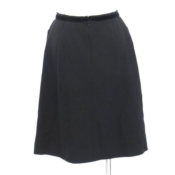 フォクシーニューヨークスカート リネンベル黒40新品同様 フォクシー