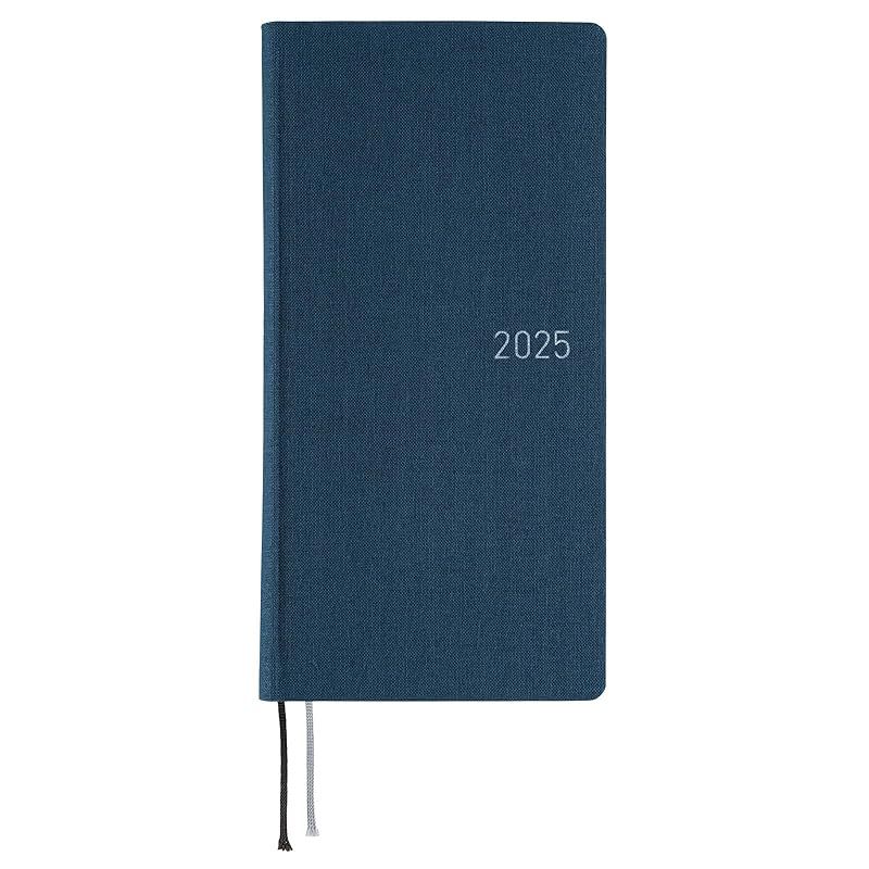 ほぼ日手帳 2025 weeksMEGA英語版 カラーズ/スターダスト 1月始まり 週間手帳 週間レフト スリム縦長 方眼メモ217ページ