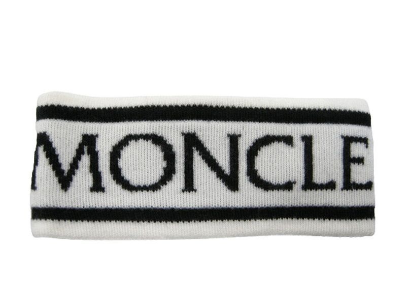 □新品 本物□モンクレール FASCETTA ロゴ入り ヘッドバンド