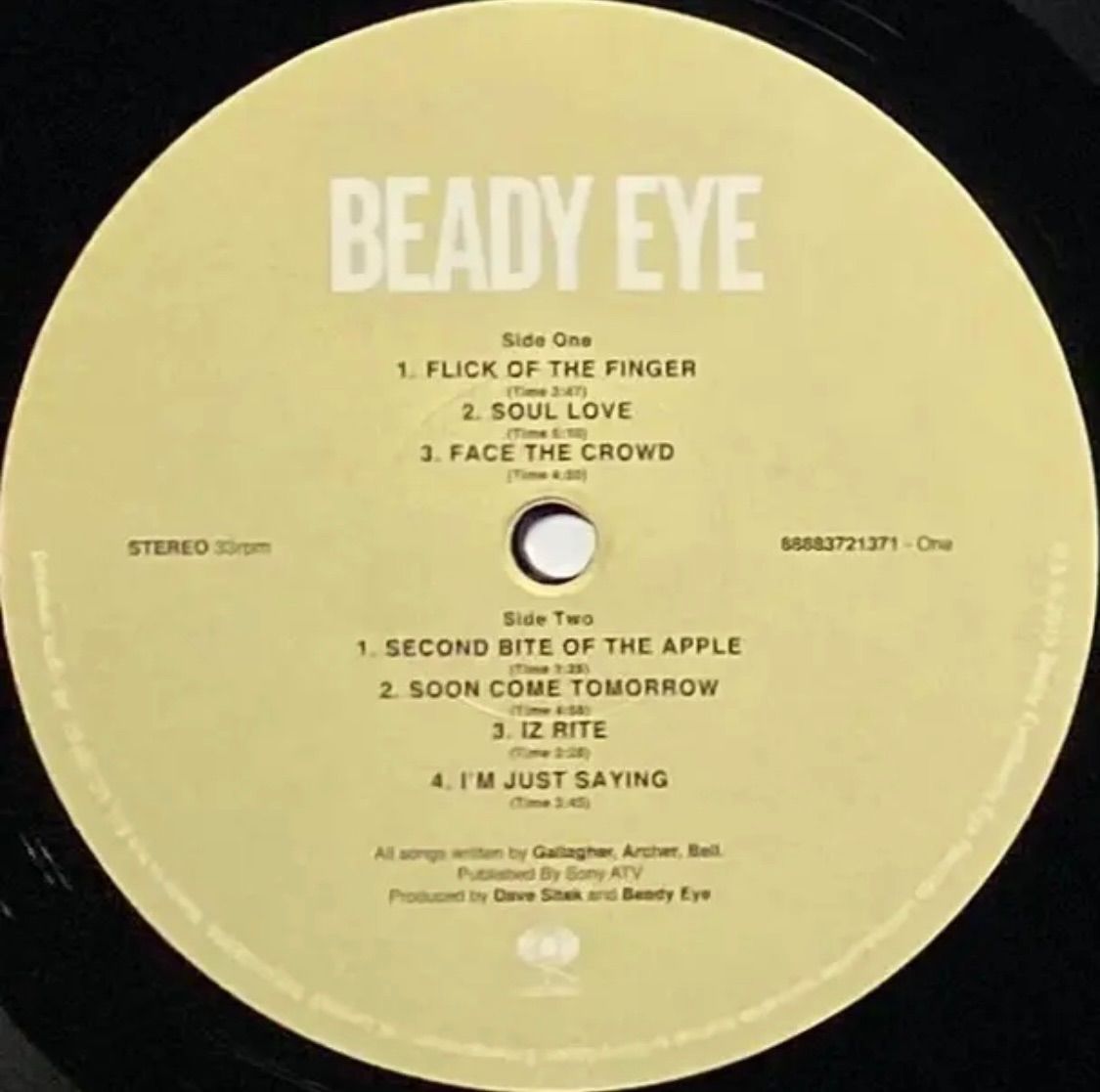 Beady Eye 『BE』 2024 EUオリジナル盤 2LP 88883721371