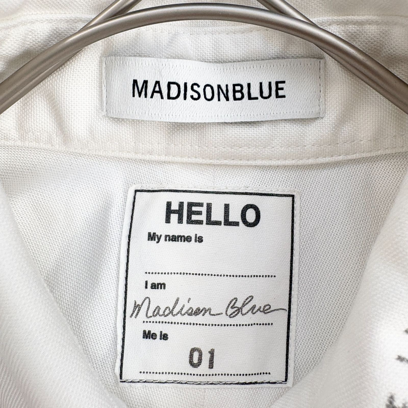 yA06 MADISON BLUE マディソンブルー メッセージシャツ 長袖 message 