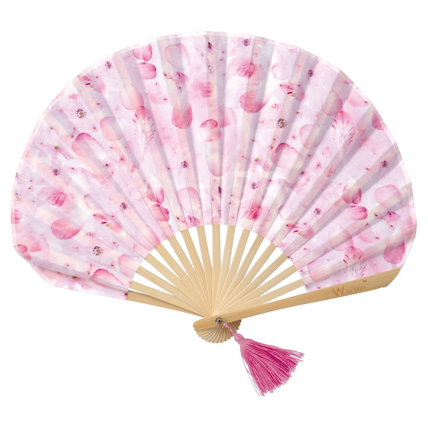 花柄ピンク扇子 Amazon.co.jp: plantica×Wpc. ギフトボックス入りフラワー扇子