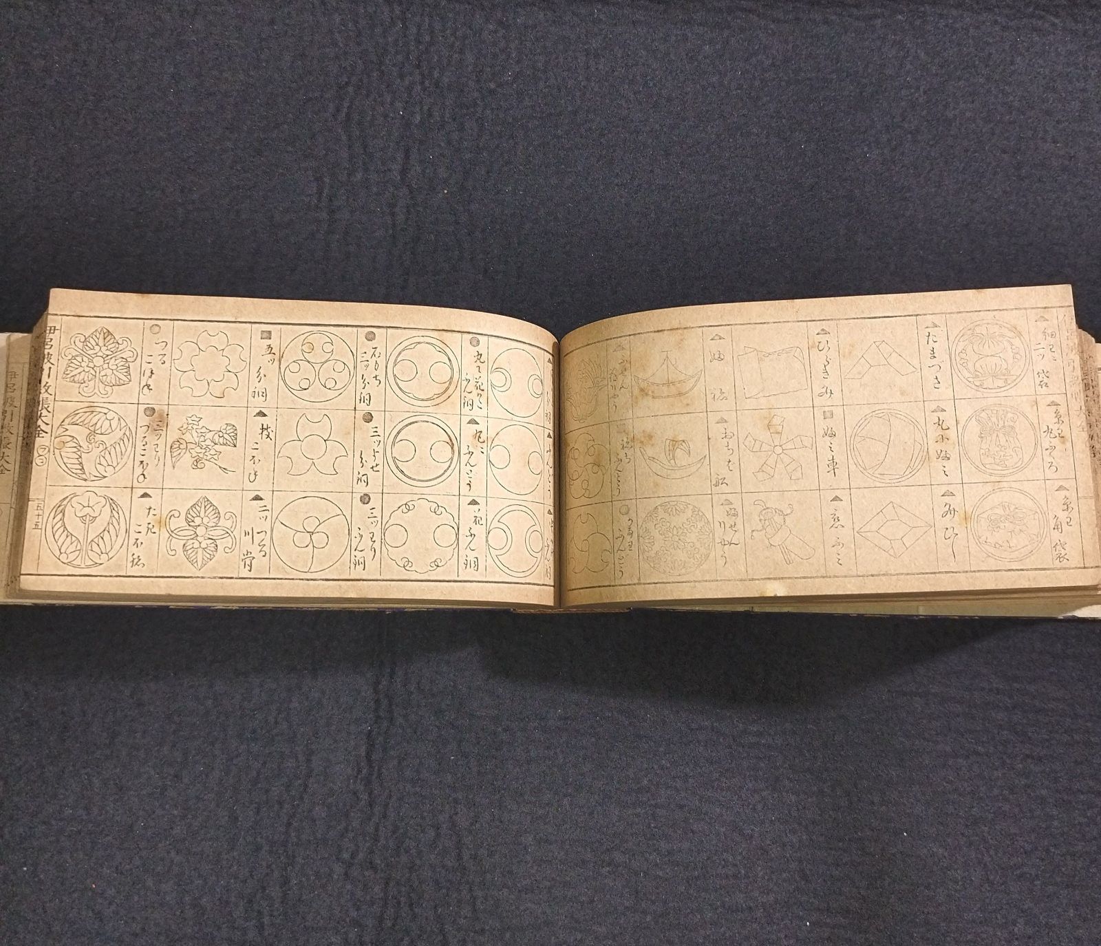 家紋 模様 着物デザイン 図案◇伊呂波早引紋帳大全◇紋様 古代文様