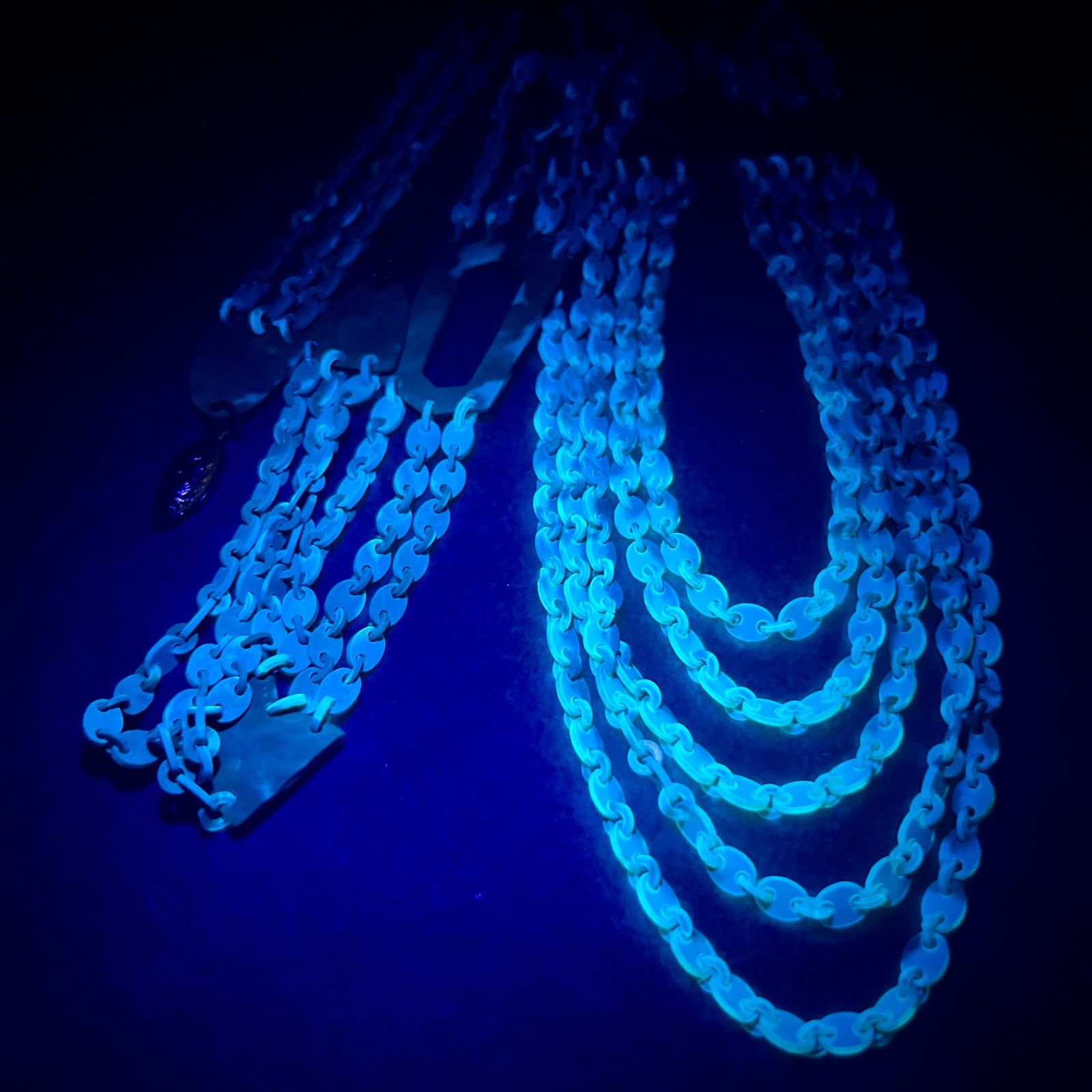 本鼈甲 ネックレス チェーン べっ甲 鼈甲 白甲 黒甲