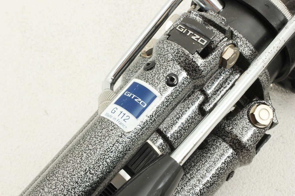 極上品◇GITZO ジッツオ フランス G112 3段三脚 雲台付き◇A1854