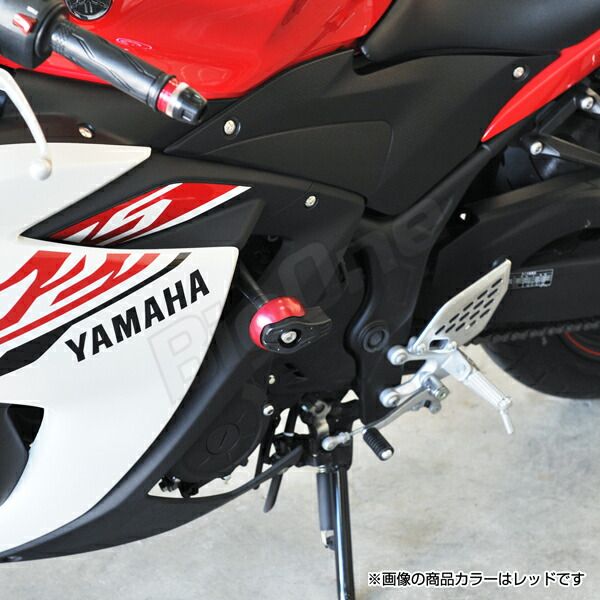 YZF-R25 YZF-R3 MT-25 MT-03 エンジンスライダー ガード クラッシュパッド 銀 シルバー RG10J RG43J RG74J  RH07J RH13J RH21J フレームスライダー 44544