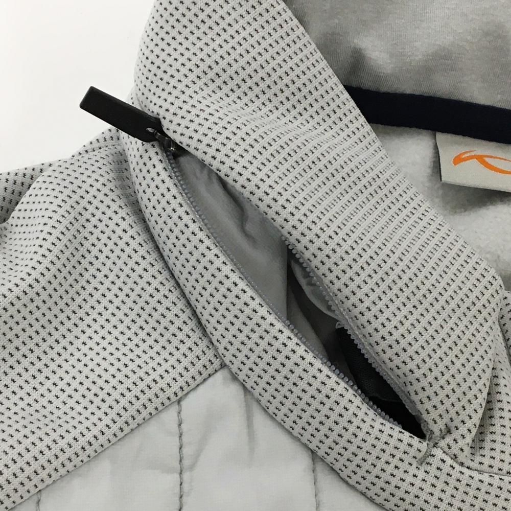 【美品】KJUS チュース 中綿切替ジャケット 前身頃中綿 裏起毛 メンズ М 超美品】チュース 中綿切替ジャケット グレー 前身頃中綿 裏起毛