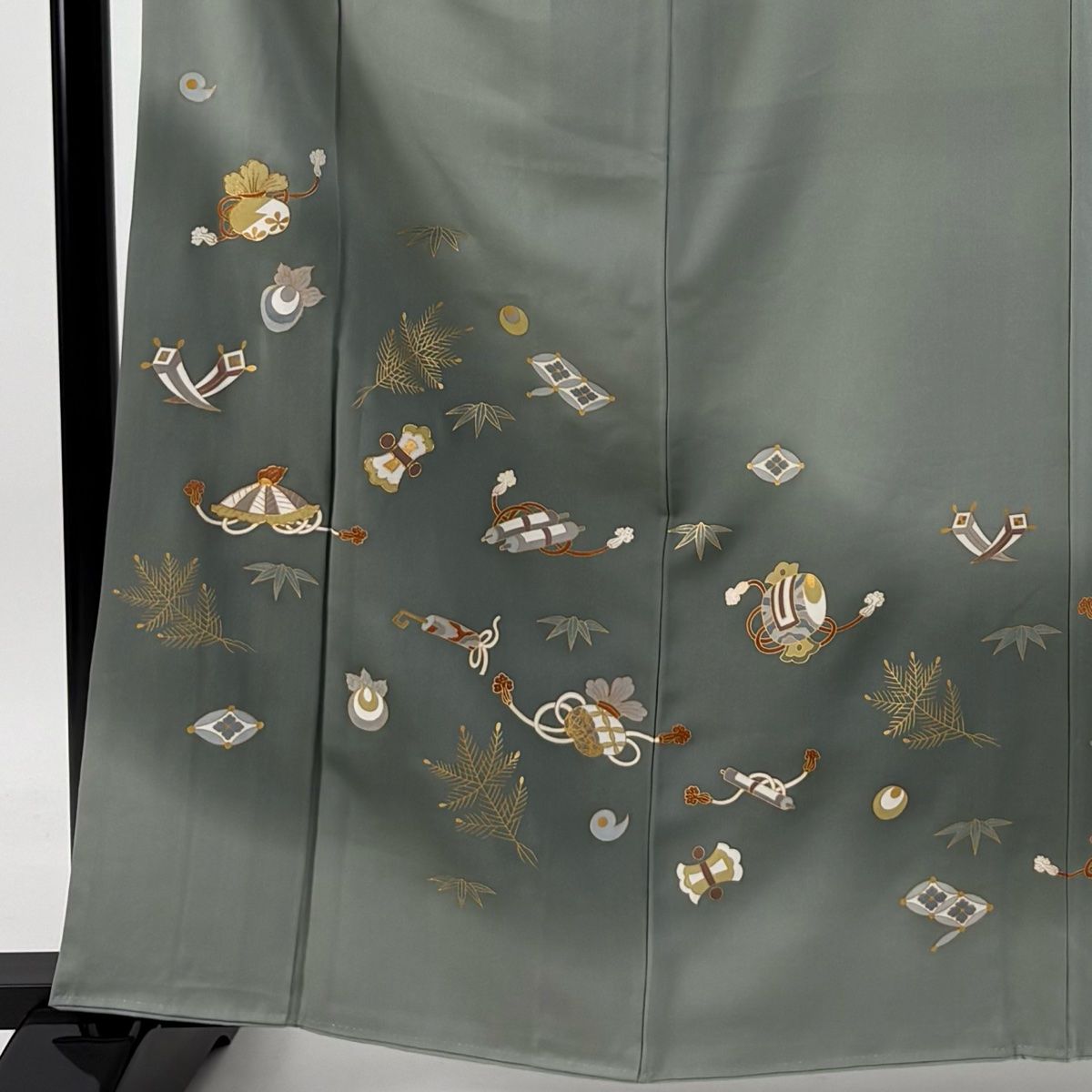 正絹上質小紋　辻ヶ花　⑨ 草木染め小紋⑤ 袖丈、裄丈お直し代込み miyagawa-kimono_sb15879