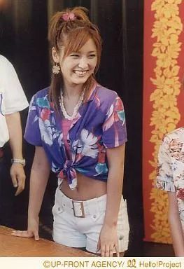 中古】生写真(ハロプロ) モーニング娘。/石川梨華/衣装紫白赤・膝上