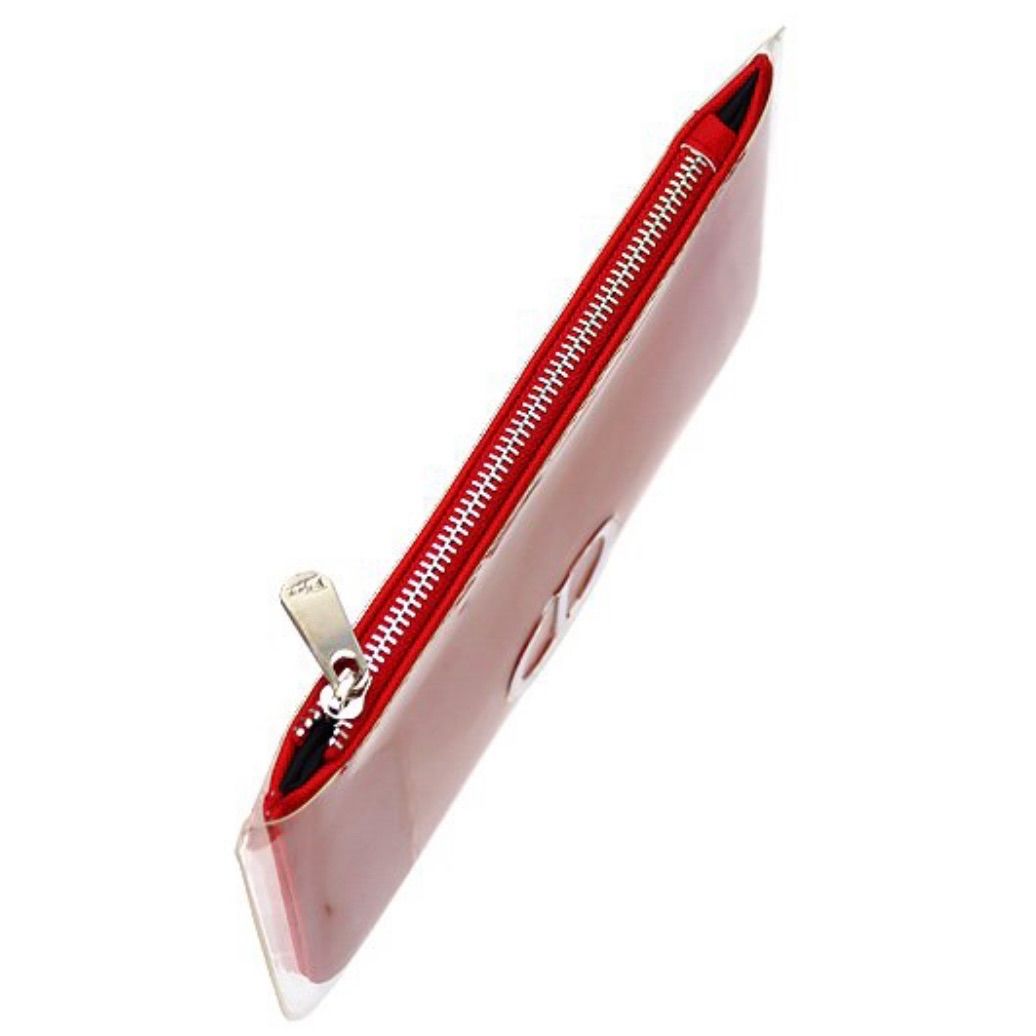 Dior／【レッド／ベビーピンク】フラットクリアポーチ