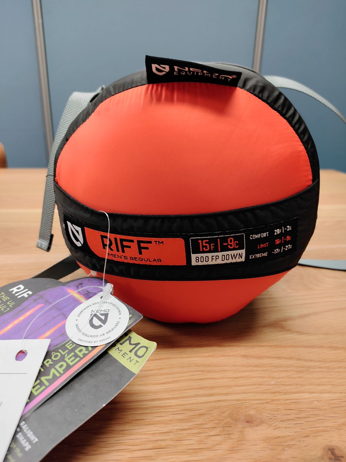 NEMO：Riff 15°F/-9°C （寝袋） ニーモ リフ NEMO RIFF 寝袋 15