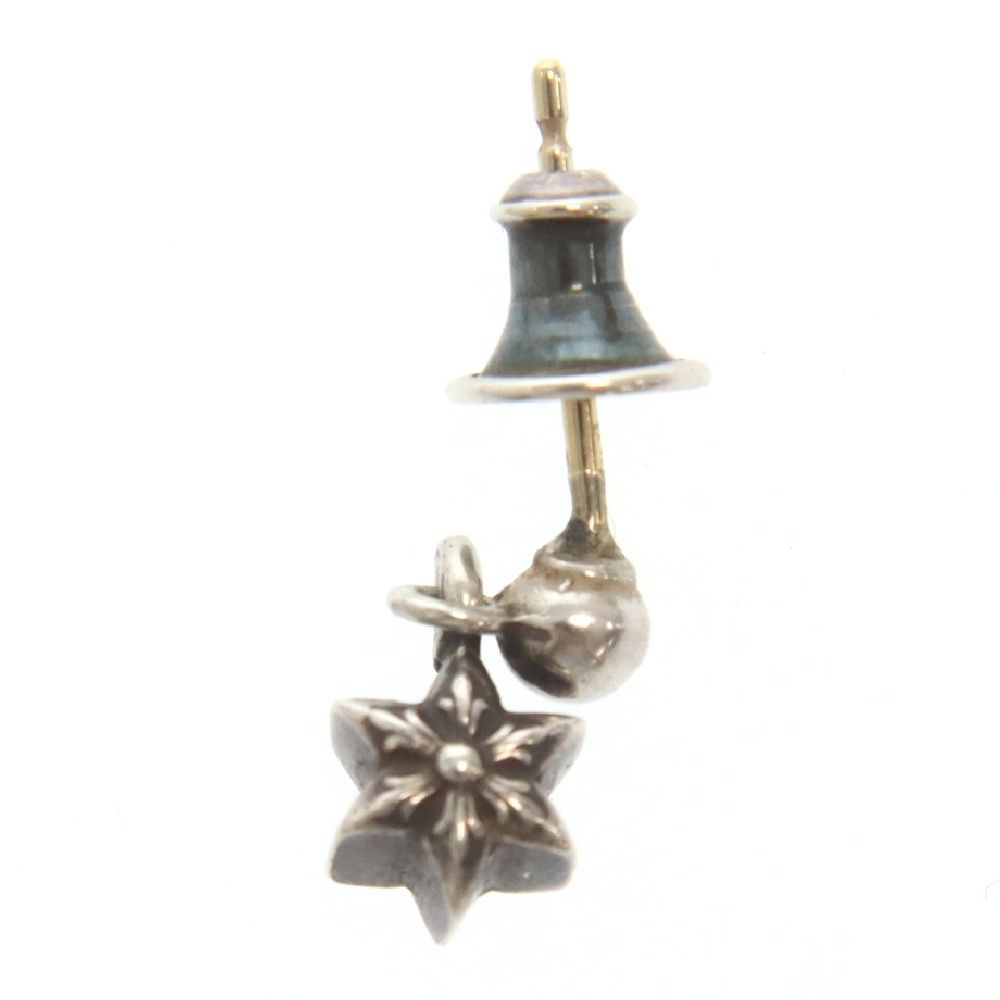 CHROME HEARTS (クロムハーツ) TNY STR DRP 1 タイニースタードロップ シルバーピアス