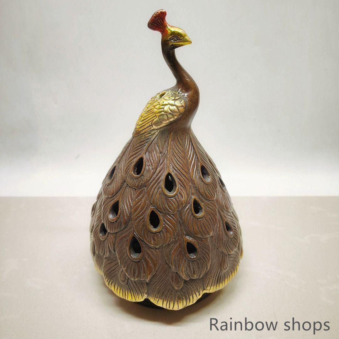 香炉 孔雀香薫炉 吉祥鳥 室内 机 茶台 装飾品 工芸品 置物 新品未使用】香炉 孔雀香薫炉 吉祥鳥 室内 机 茶台 装飾品 工芸